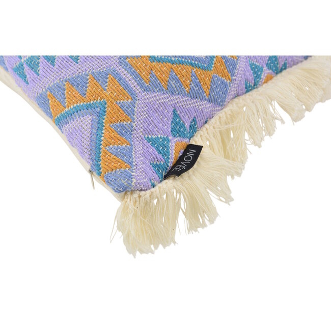 Aztec Purple Kissenbezug | 30x50 cm | Baumwolle/Leinen