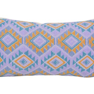 Aztec Purple Kussenhoes | 30x50 cm | Katoen/Linnen