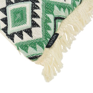 Aztec Green Kussenhoes | 45x45 cm | Katoen/Linnen