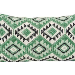 Aztec Green Kussenhoes | 30x50 cm | Katoen/Linnen