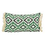 Aztec Green Kussenhoes | 30x50 cm | Katoen/Linnen