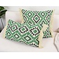 Aztec Green Kussenhoes | 45x45 cm | Katoen/Linnen