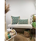 Aztec Green Kussenhoes | 45x45 cm | Katoen/Linnen