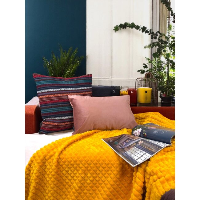 Velvet Oudroze Long | 30 x 50 cm | Kussenhoes | Polyester