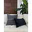 Velvet Zwart Long | 30 x 50 cm | Kussenhoes | Polyester