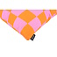 Checker Oranje/Roze Kussenhoes | 45x45 cm | Katoen/Polyester
