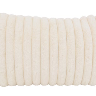 Rosie Rib Creme Kussenhoes | 30x50 cm | Polyester
