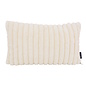 Rosie Rib Creme Kussenhoes | 30x50 cm | Polyester