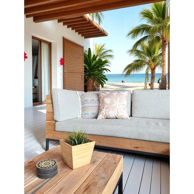 Ibiza Boho Kussenhoes | 45x45 cm | Katoen/Linnen