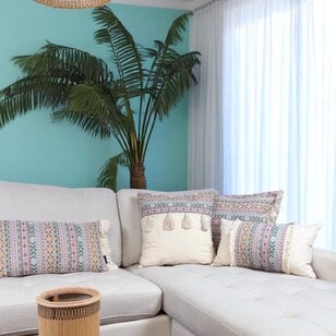 Ibiza Boho Kussenhoes | 30x50 cm | Katoen/Linnen