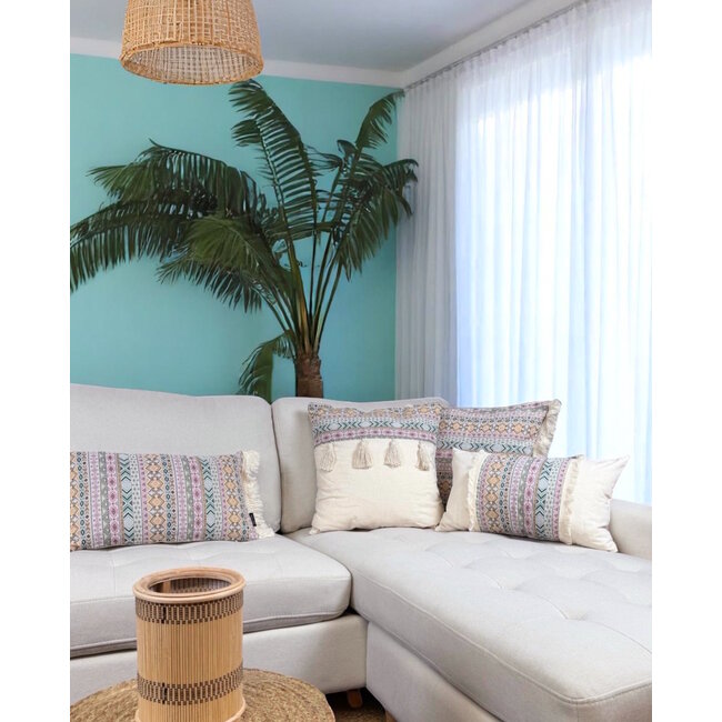 Ibiza Color Kussenhoes | 30x50 cm | Katoen/Linnen