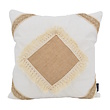 Square Jute Kussenhoes | 45x45 cm | Katoen/Jute