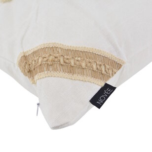 Square Jute Kussenhoes | 45x45 cm | Katoen/Jute