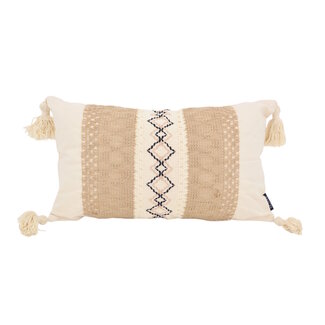 NOVÉE Iza Jute Kissenbezug | 30x50 cm | Baumwolle/Jute