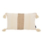 Bibi Jute Kussenhoes | 30x50 cm | Katoen/Jute