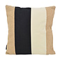 Stripe Jute Kussenhoes | 45x45 cm | Katoen