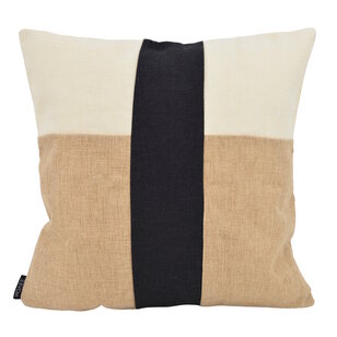 Block Jute Kussenhoes | 45x45 cm | Katoen