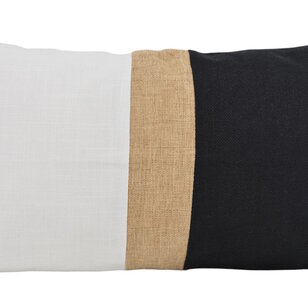 Stripe Jute Kussenhoes | 30x50 cm | Katoen
