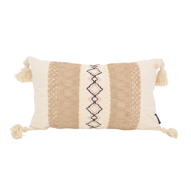 Sierkussen Iza Jute | 30 x 50 cm | Katoen/Jute