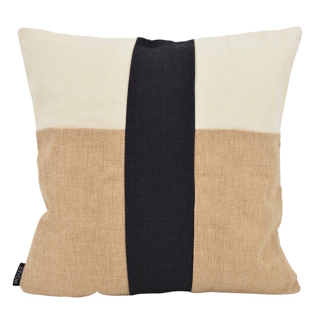 Sierkussen Block Jute | 45 x 45 cm | Katoen