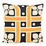 Gek op kussens! Sierkussen Ornament Tile #2 | 45 x 45 cm | Katoen/Polyester