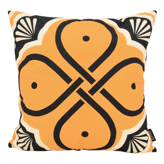 Sierkussen Ornament Tile #5 | 45 x 45 cm | Katoen/Polyester