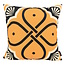 Sierkussen Ornament Tile #5 | 45 x 45 cm | Katoen/Polyester