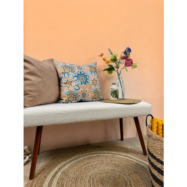 Retro Mandala #3 Kissenbezug | 45x45 cm | Baumwolle/Polyester