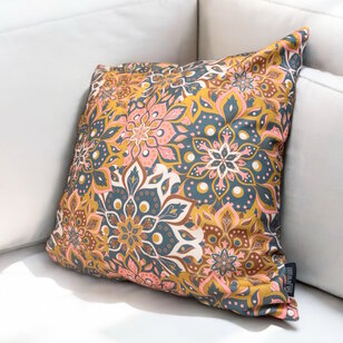 Sierkussen Retro Mandala #4 | 45 x 45 cm | Katoen/Polyester