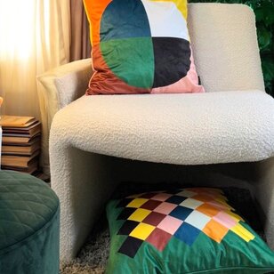 Velvet Retro #2 Kussenhoes | 45x45 cm | Polyester