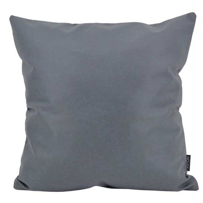 Sierkussen Dean Grijs | 45 x 45 cm | PU Leder