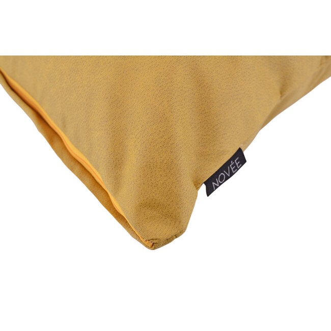 Sierkussen Dean Geel | 45 x 45 cm | PU Leder