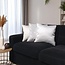 Sierkussen Maya White / Silver | 45 x 45 cm | Polyester