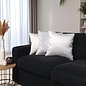 Maya White/Silver Kussenhoes | 45x45 cm | Polyester