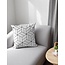Sierkussen White Cube | 45 x 45 cm | Katoen/Polyester
