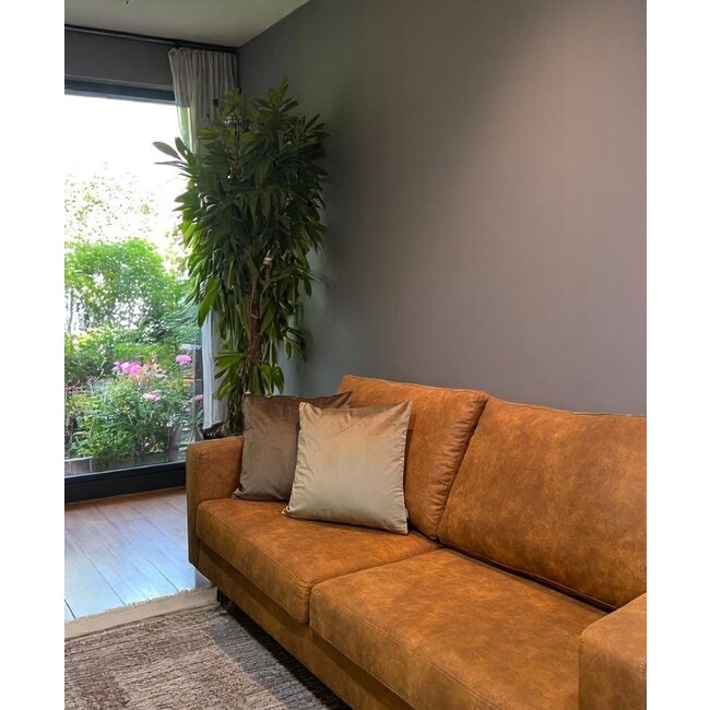 Velvet Taupe Kissenbezug | 45x45 cm | Polyester