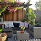 Sierkussen Diamond Groen/Paars - Outdoor | 45 x 45 cm | Katoen/Polyester