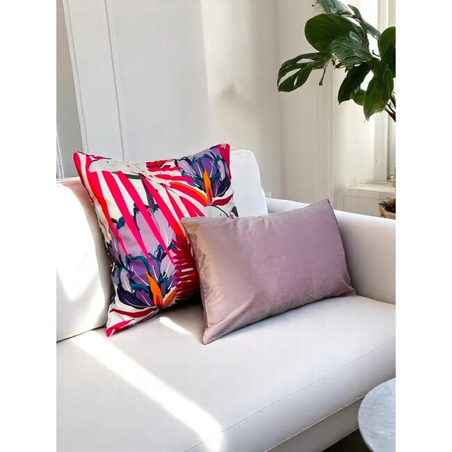 Nayara Leaves Kissenbezug | 45x45 cm | Baumwolle/Polyester