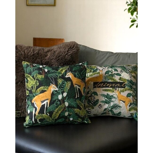 Animal Jungle | 45 x 45 cm | Kussenhoes | Katoen/Linnen