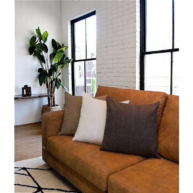 Indico Bruin | 45 x 45 cm | Kussenhoes | Katoen/Polyester