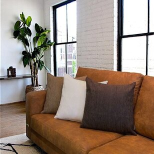Indico Creme Kussenhoes | 45x45 cm | Katoen/Polyester
