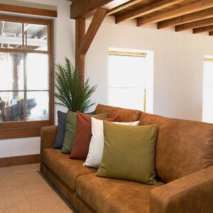 Loya Beige Kussenhoes | 45x45 cm | Katoen/Polyester