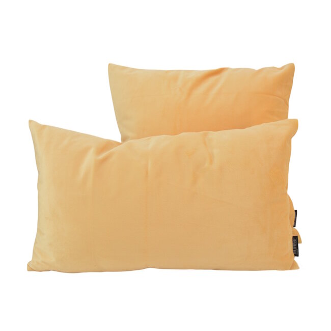 Velvet Botergeel | 30 x 50 cm | Kussenhoes | Velvet/Polyester