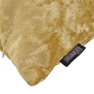 Velvet Blush Goud Kussenhoes | 45x45 cm | Polyester