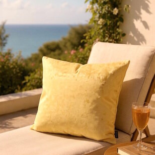 Velvet Blush Goud Kussenhoes | 45x45 cm | Polyester