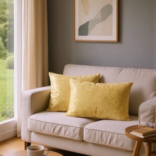 Velvet Blush Goud Kussenhoes | 30x50 cm | Polyester