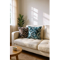 Stripe Patchwork #4 Kussenhoes | 45x45 cm | PU Leder