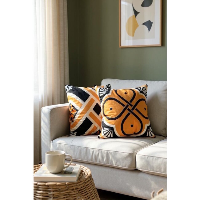 Ornament Tile #5 Kissenbezug | 45x45 cm | Baumwolle/Polyester