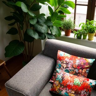 Velvet Flowers 3 Kussenhoes | 30x50 cm | Velvet/Polyester