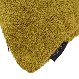Bouclé Olijf Kussenhoes | 45x45 cm | Polyester